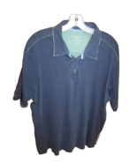 Tommy Bahama Jeans Mens XL Polo Shirt Short Sleeve Pima Cotton Blue w/St... - €17,03 EUR