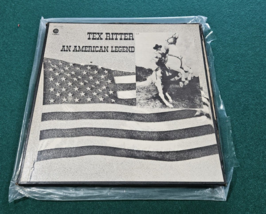 Tex Ritter An American Legend 3 LP Box Set Capitol 1973 VG+Free Shipping - £7.00 GBP