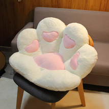 Plush Bear Paw Mat Cute Animal Bear Cat Foot Pillow Heart Plush Cushion Stuffed  - £30.11 GBP