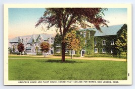 Postcard Branford House Plant House College For Women New London Connecticut - $8.56