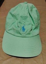 Polo Ralph Lauren Men&#39;s Teal Cotton Twill Ball Cap Hat One Size Embroidered - £17.33 GBP