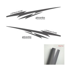 1set Racing  Stripes Styling Car Whole Body Decor Sticker   Picanto Morning Auto - £135.21 GBP