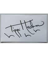 Tippi Hedren Signed Autographed 3x5 Signature Page - $642.04 MXN