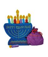 Rite Lite Plush Chanukah Menorah Toy - with Drawstring Pouch for Candle ... - $30.66 CAD