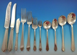 William & Mary by Lunt Sterling Silver Flatware Set 12 Service 140 Pieces Huge - $8,905.05