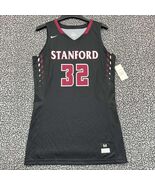 Stanford Cardinal #32 Jersey Shirt Women Medium Black Nike Sleeveless New M - $68.24 CAD