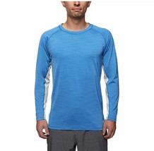 Hang Ten LS Wicking UV Sun Protection Tee T-Shirt, Color: Cendre Blue, Size: L - £15.56 GBP