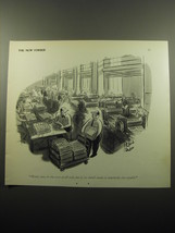 1960 Cartoon by Richard Decker - Money may be the root of all evil - $14.99