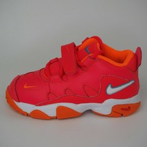 Nike Turf Raider TD Toddler Shoes SZ 5 Orange White Sneakers Leather 599... - $42.99