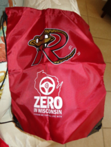 WISCONSIN TIMBER RATTLERS/ ZERO IN WI PROMO RED BOOK VINYL BAG--GAME DAY... - £6.04 GBP