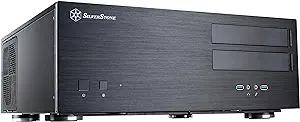SilverStone Technology GD08B Home Theater Computer Case with Aluminum Front Pane - £324.91 GBP