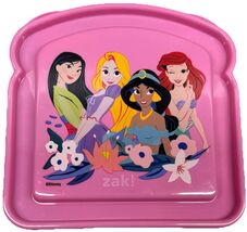 Disney Princess  Sandwich Container—NEW—5”W x 5”L  x 1.5”H—SHIPS IN 24 H... - $19.68