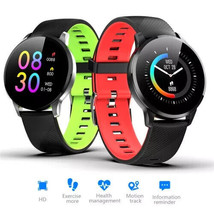 Heart rate blood pressure monitoring smart bracelet Color: Black Strap - - £23.91 GBP