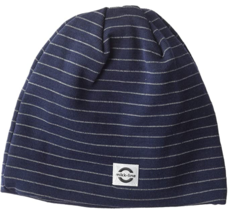MIKK-Line- Melton Boy Reflective Wool Hat Striped Blue Night Sz 3-4YR 98/104 NWT - £6.08 GBP