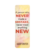 2020 Albert Einstein Mistakes Trying New Things Inspirational Reading F17 - $9.99