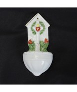 Sacred Heart Bisque Porcelain Holy Water Font 6672  Germany Catholic - £24.21 GBP