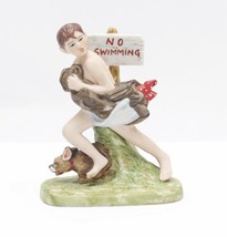 The Danbury Mint &#39;&#39;No Swimming’’ 1989 Figurine - £17.44 GBP