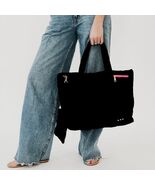 Presley Puffer Nylon Quilted Tote Bag With Pouch Black - €49,79 EUR