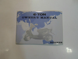2004 E-TON E Ton Beamer Owners Manual Factory Oem Book 04 - £15.83 GBP
