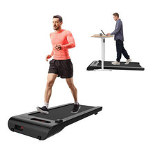 2 in 1 Desk Treadmill Space Saving with Treadmill Mat,Remote Control,LED... - £198.25 GBP