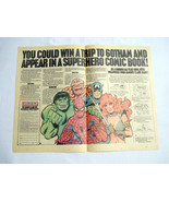 1978 Clark Bar Ad With Hulk, Thing, Spider-Man, Red Sonja, Captain America - £6.40 GBP