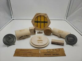 Longaberger Bee 2004 Craft Wood Yo-yo Pin Samples 1998-2000 Choice Award... - $98.99