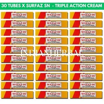 30 Tubes Surfaz Triple Action Multi-Function AntiFungal Cream 10gm -Free... - £79.63 GBP