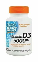 NEW Doctor&#39;s Best Vitamin D3 5000IU Non-GMO Gluten - $12.88