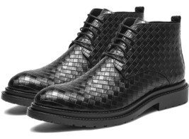 American Indian Work Boots Luxury Male Wedding Shoes - £67.94 GBP