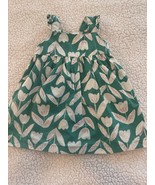 Girls Dress Size 12 Months Tulips Spring Just One You Green Jumper Carters - $16.84 CAD
