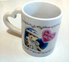 Boyd&#39;s Collection Beary Best Mom Coffee Mug Cup Heart Handle Gift - £6.16 GBP