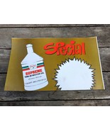 Vintage SINCLAIR SUPREME MOTOR OIL Gas Station Sale Promotional Poster F... - £22.60 GBP