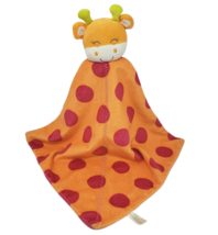 CARTER&#39;S 2010 BABY GIRAFFE POLKA DOT SECURITY BLANKET STUFFED ANIMAL PLU... - £44.91 GBP