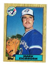 1987 Topps #371 Mark Eichhorn Toronto Blue Jays - $3.00