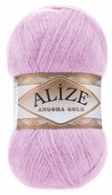 20% Wool 80% Acrylic Soft Yarn Alize Angora Gold Thread Crochet Lace Hand Knitti - £23.28 GBP