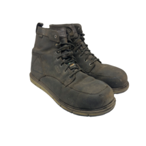 Keen Men&#39;s 6&quot; San Jose Aluminum Toe WP Work Boots 1023250D Brown/Black Size 13D - £27.98 GBP