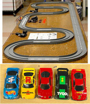 1993 Unused Tyco Tcr Slotless Slot Car Total Control Race Set 20ft + 6 Vehicles! - £149.40 GBP