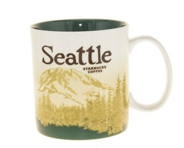 Starbucks Coffee Mug Seattle 2008 Mt Rainier Global Icon Collector Series 16oz - $276.51