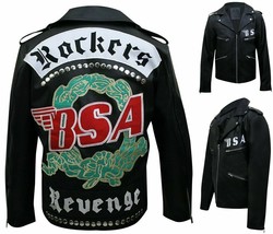 George Michael BSA Faith Rockers Revenge Real Leather Jacket - $74.24+