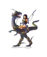Dragon Girl Decorative Sticker Decal By MEIKLEJOHN GRAPHICS - $15.20 CAD