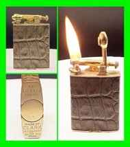 Outstanding Antique 1920&#39;s Clark Firefly Lift Arm Pocket Lighter - Working Rare  - £147.30 GBP
