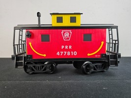 Lionel PRR 477810 Caboose Black Red and Yellow G-Gauge Train Pennsylvania - $14.80