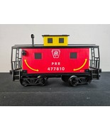 Lionel PRR 477810 Caboose Black Red and Yellow G-Gauge Train Pennsylvania - $14.80