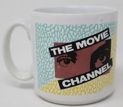 The Movie Channel Vintage Cable TV White Coffee Mug Tea Cup Rare - £10.68 GBP