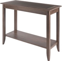 Oyster Gray Winsome 30 H Wood Santino Console Table - £89.46 GBP