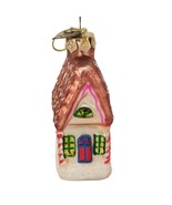 Gingerbread House Christmas Ornament Hand Blown Glass Thomas Pacconi Cla... - £15.63 GBP