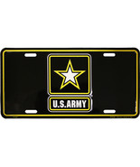 Army (Star) Black License Plate - $11.94