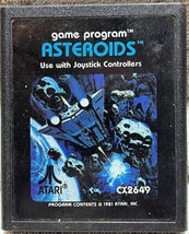 VTG Atari 2600 Asteroids Video Game Cartridge Use with Joystick Control ... - $75.26 MXN
