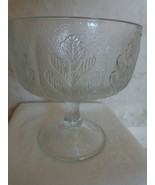 Crystal Pedestal Bowl/Vase/Candy Dish (#0498)  - £18.86 GBP