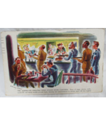 1944 Comic Postcard Barney Tobey Am Theatre Wing Stage Door Canteen NY W... - $2.96